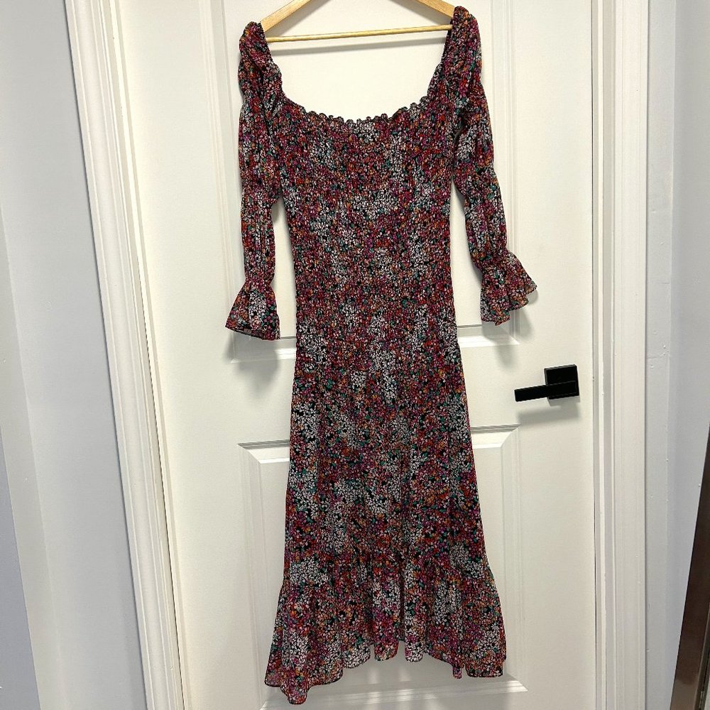 Misa Los Angeles Floral Dress Sz M